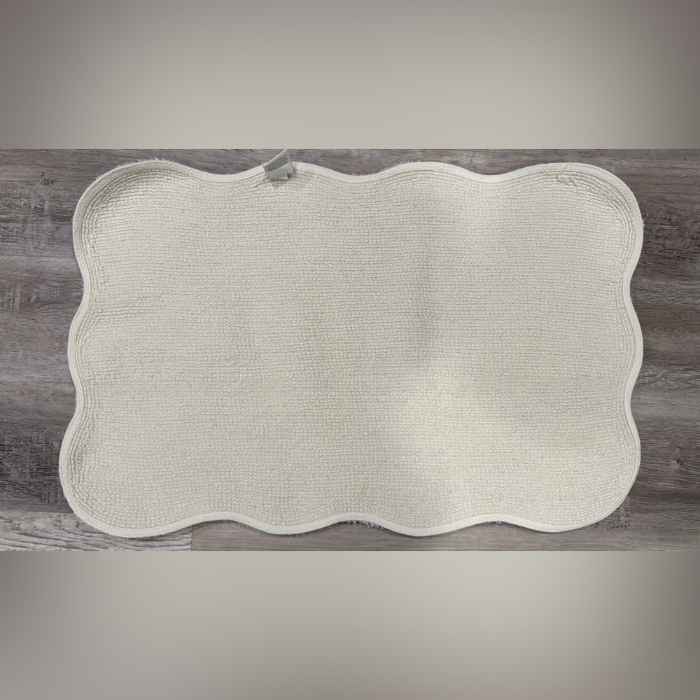 20"x30" Scallop Bath Rug Cream - Threshold™ - Picture 4 of 9